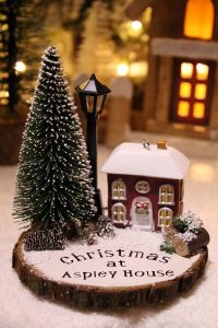 Personalised Christmas Cottage Scene