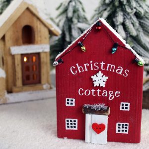 Wooden Christmas House
